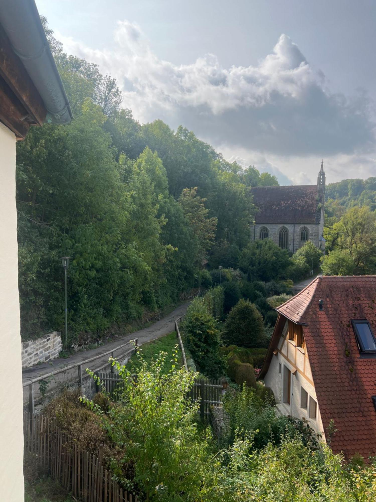 Ferienhaus Kobolzeller Schloesschen A.D.Weinsteige 로텐부르크 옵 데어타우버 외부 사진